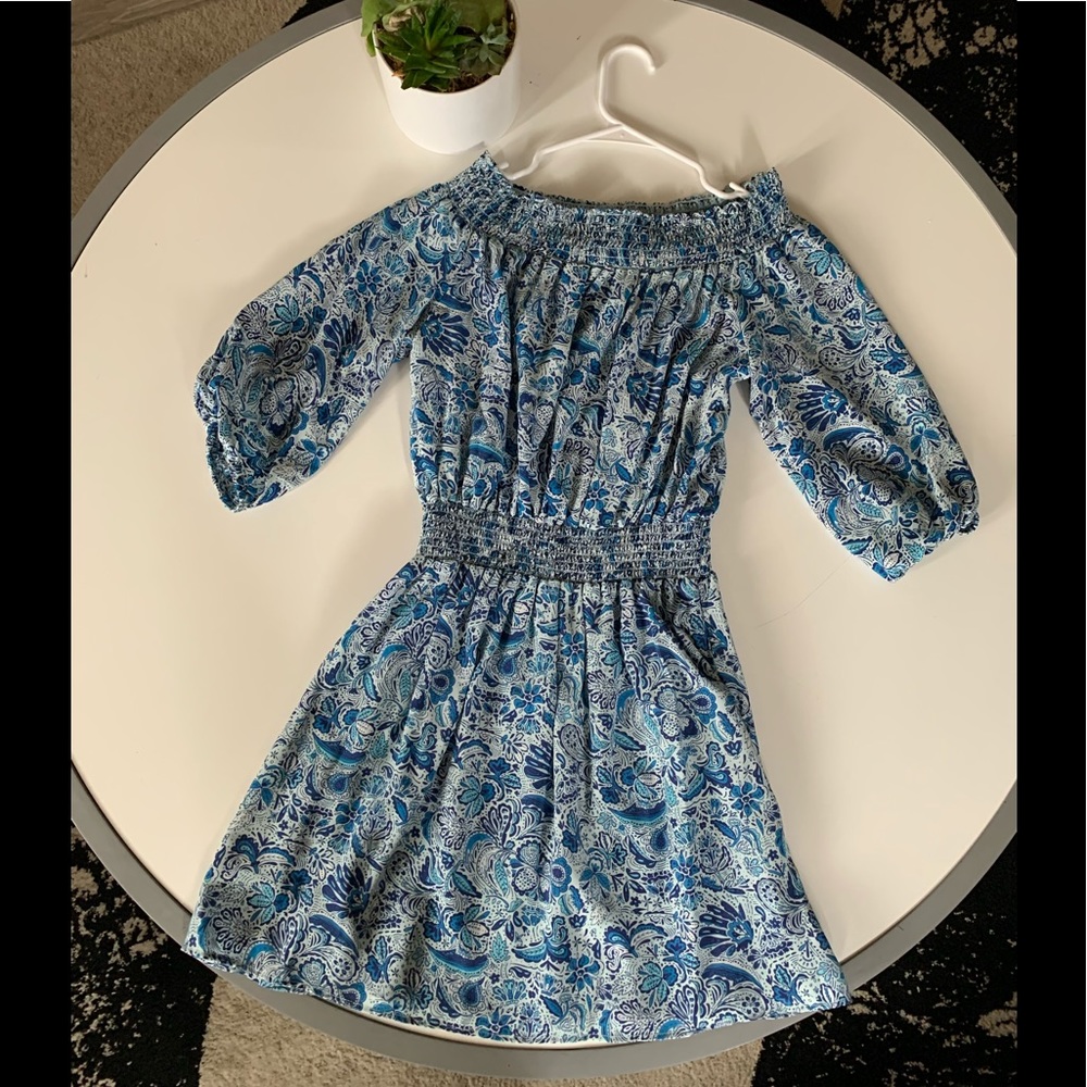 NWT* Amour Vert* “River” off the shoulder dress